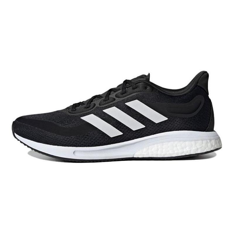 adidas Supernova men low-top casual running shoes black-white S42722 45