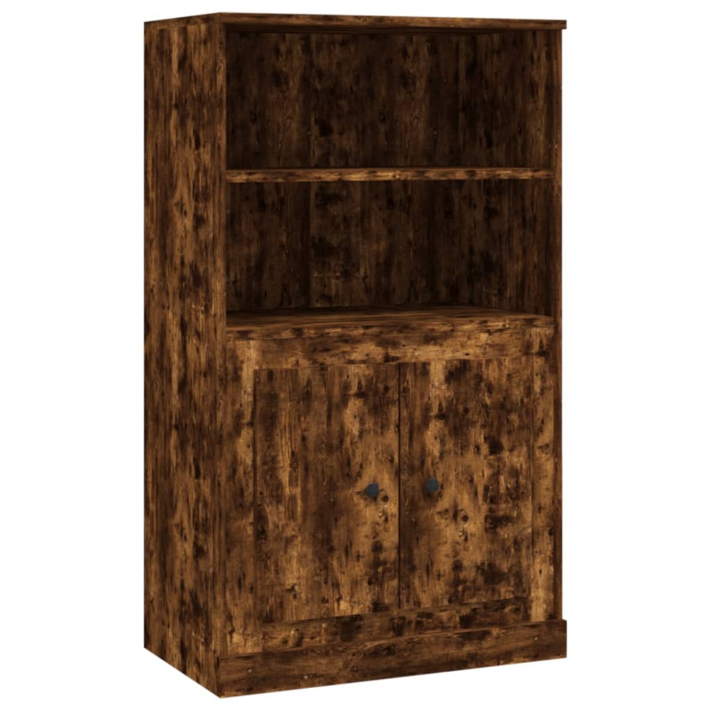 Highboard Räuchereiche 60 x 35,5 x 103,5 cm Holzwerkstoffplatte