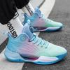 2025 new men's shoes autumn youth casual sports shoes junior high school shock absorption boys shoes luminous basketball shoes