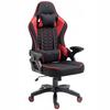 Player Gaming Swivel Office Chair Red Material