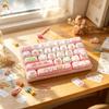 26-Key Stress Relief Keyboard Toy Keychain Nonstop Happiness Cute Creative Student Children Birthday Gift Small Pendant Accessor