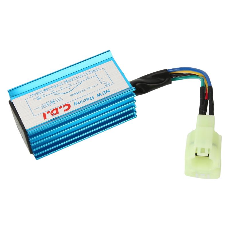 6 Pin Aluminum Alloy Racing CDI AC Box for GY6 XR50 70 90 CG125 Motorcycle 140CC 150cc 200cc Enginen Pit Bike Scooter ATV