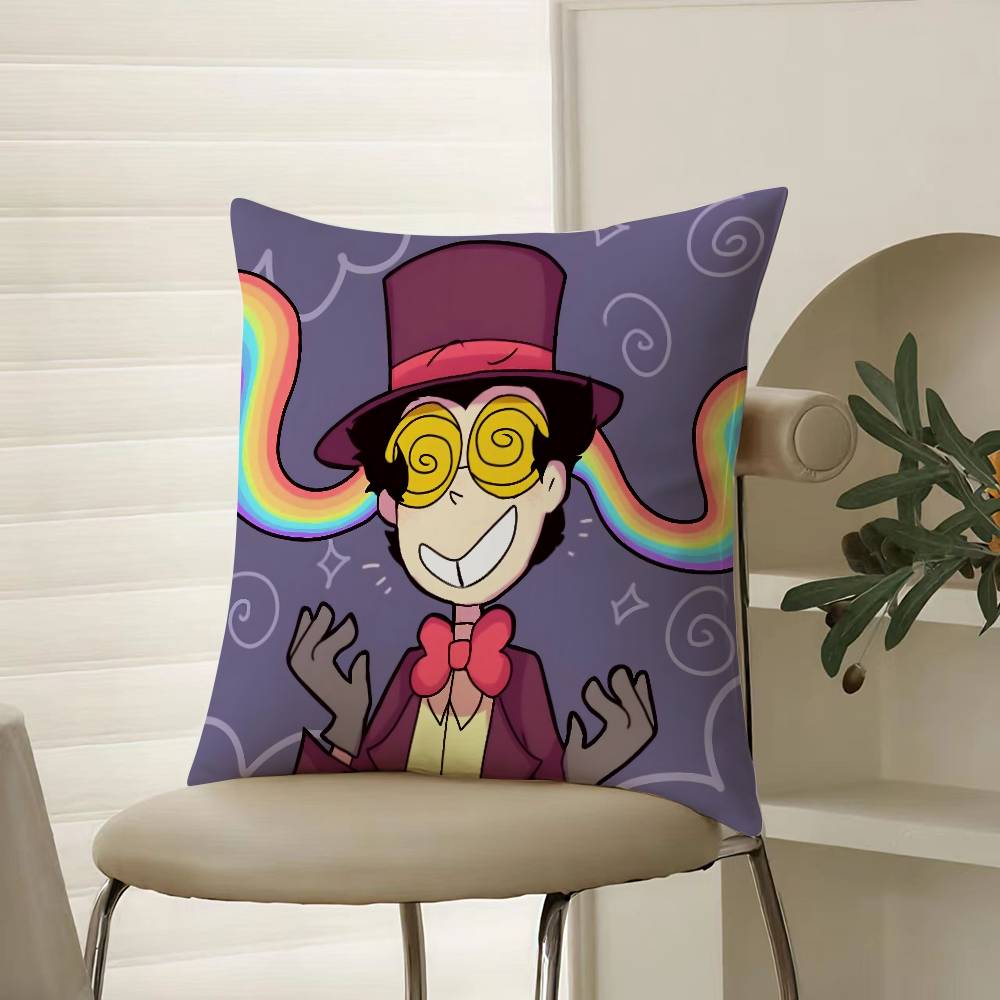 Coole Cartoon S-Superjail Kissenbezug Komfort Sofa Bett Seidig elegant Verdeckter Reißverschluss Dekorative Kissenhülle