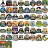 10/30/50/100pcs Retro Forest Camping Life Stickers Funny Outdoor Travel Cartoon Decals Skateboard Guitar Phone Graffiti Sticker