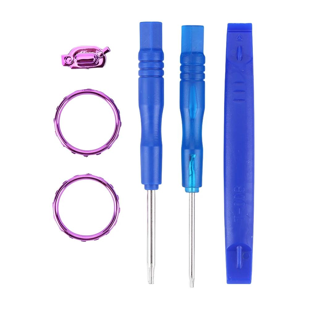 Accent Joystick Rings Accessories for Xbox One Elite Series 2 Profile Switch Buttons with Screwdriver Matte Chrome Plated