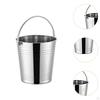 Eiseimer Tragbar Kühlend 1,7L Edelstahl Servieren Wein für