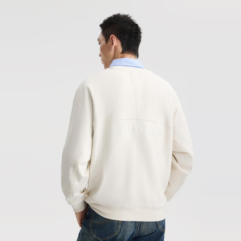 Lee FW25 Sweatshirt Men's White LMT011097209288K15000