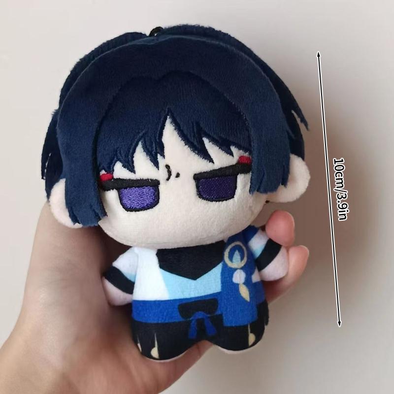 Genshin Plush Doll Pendant Scaramouche Keychain Neuvillette Wriothesley Furina Ornaments Games Party Favors Gifts