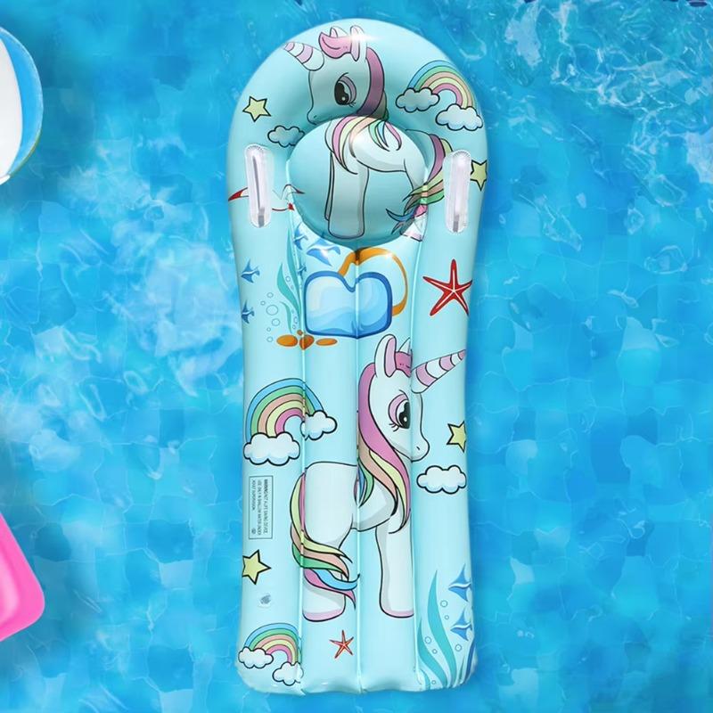 Children Water Toys Float Recliner Mats Portable Summer Pool Beach Inflatable Air Mattress PVC Durable Swimming Accessories