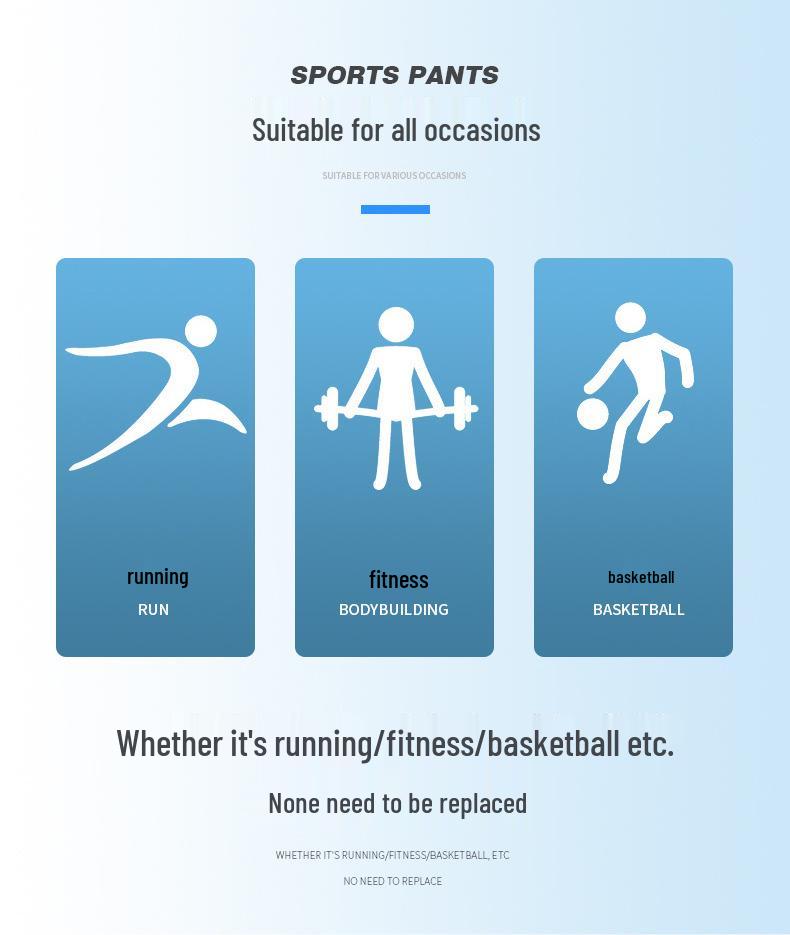 Men's Summer Ice Silk Quick-Dry Elastic Loose Fit Sports Pants - Trendy, Casual, Plus Size, Long, For Couples