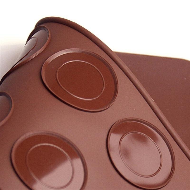 48-Mulden Muffins/Mandel-Runde Kuchen Werkzeuge Gebäck Macaron Backblech Matte