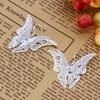 Eardrop Ladies Tone Jewelry Silver Womens Charming Butterfly Dangle Hook Earrings