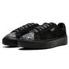 Puma  Suede Platform Crushed Gem - Black Women Sneakers Aged-Silver 365866-01