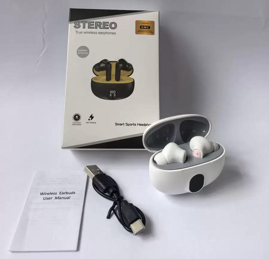 New 895B True Wireless Noise-Cancelling Bluetooth Earbuds with Super Long Battery Life