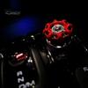 Auto Motor Start Stop Button Kryt Lesklý lak Povrchová úprava Univerzální velikost Snadná instalace Dekorace pro spuštění auta jedním tlačítkem