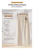 2026 New High-Waisted Elastic Straight-Leg Summer Pants for Middle-Aged Moms