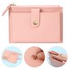 PU Leather Solid Color Purse Mini Coin Purse Money Bag Credit Card Holder Bags Small Wallet