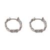 Women Fashion Minimalist Metal Twisted Hoop Earrings Unique Luxury Design Jewelry