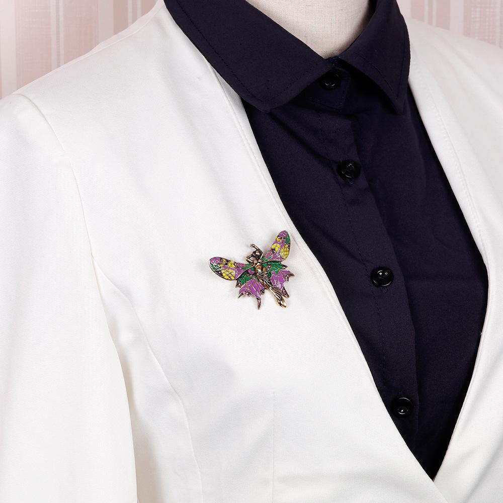 Baroque Luxury Butterfly Design Men's and Women's Brooch PinsJewelry  AccessoriesWedding Holiday Party Couple Surprise Gift