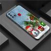 Cartoon Snowman Christmas Case For Samsung Galaxy A52 A12 A51 A53 A33 A71 A32 A31 A21 A01 A11 A22 Black TPU Phone Shell