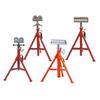 Adjustable Heavy Duty Roller Pipe Support Head
