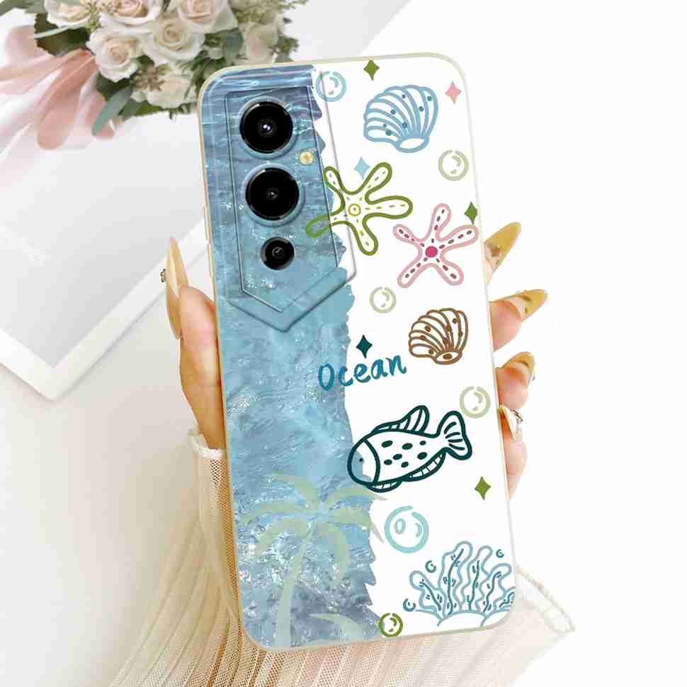 For Tecno Pova 4 Pro Case Luxury Painted Cover Soft Phone Case For Tecno Pova4 Pova 4Pro Pova4Pro LG8n Fundas 6.66" Coque