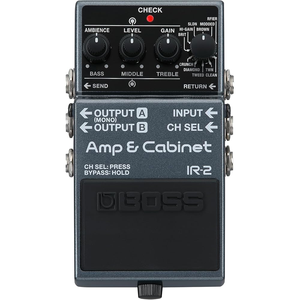 BOSS/IR-2 Amp & Cabinet Amp Simulator Cabinet IR Loader Boss IR2