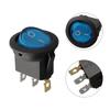 5Pcs 12V 20A Boat SPST Round On/Off Rocker Waterproof Switch Car Marine Auto