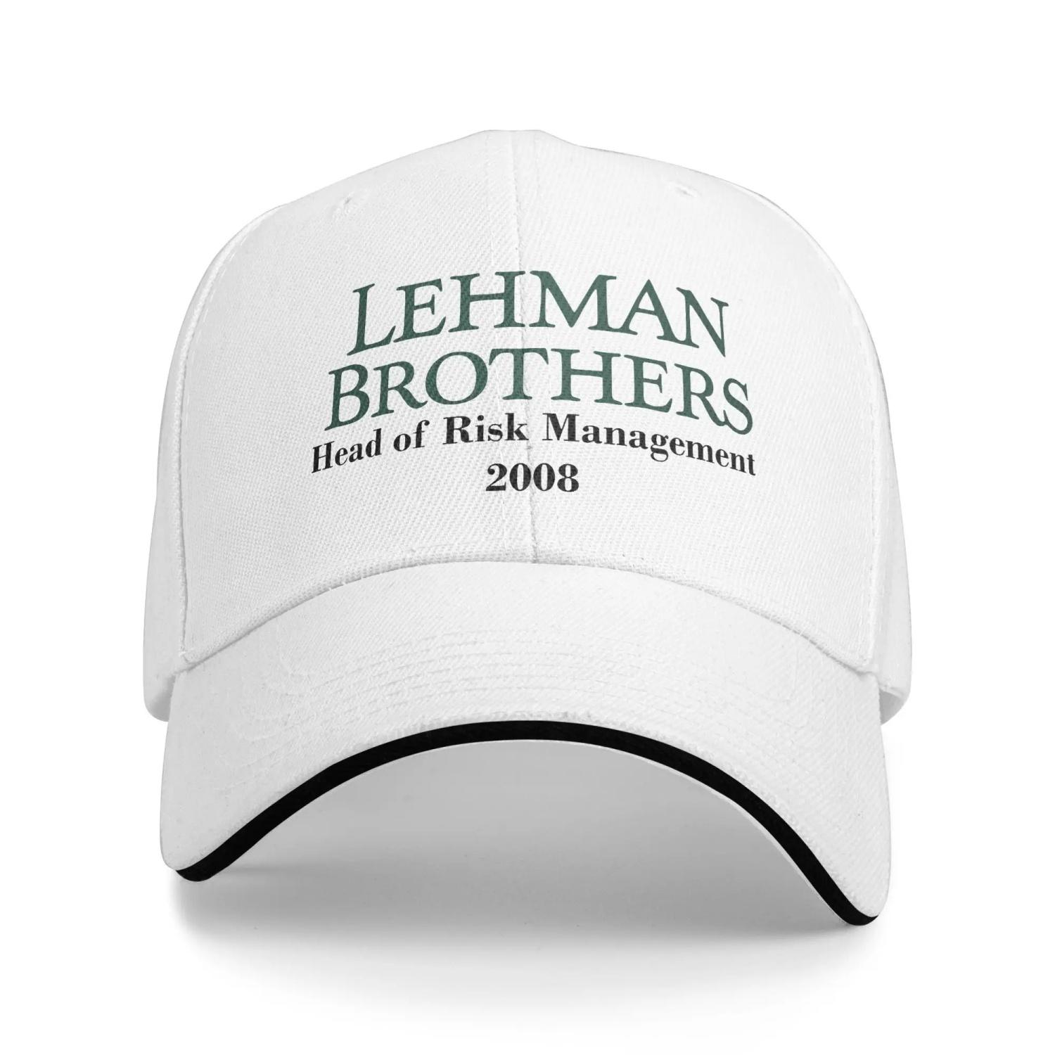 

Lehman Brothers Head of Risk Managment 2008 Baseball Cap Outdoor Sports High Quality Trucker Hat Women Men Fashion Snapback Cap one size