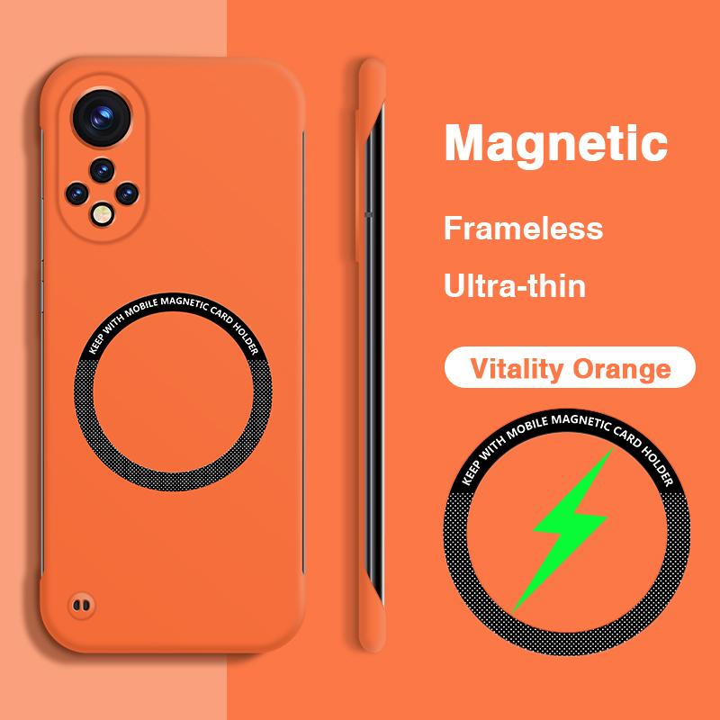 

Original Thin Magnetic Phone Case for Huawei Nova 9 Pro SE Nova9 9Pro 9SE Wireless Charging Frameless Hard PC Back Cover Housing Huawei nova 9 SE