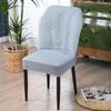 Armour Curved Chair Cover for Four Seasons Universal Household Dining Chair Full-inclusive Deep Curved Stool Cover for High Elasticity
