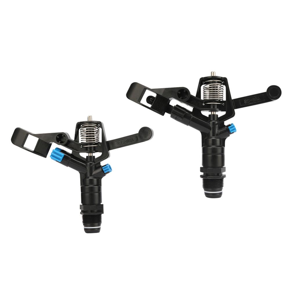 Garden 3/4" Male Thread Rocker Sprinklers 360 Degree Rotating Automatic Nozzles Agriculture Irrigation Water Device 10 Pcs