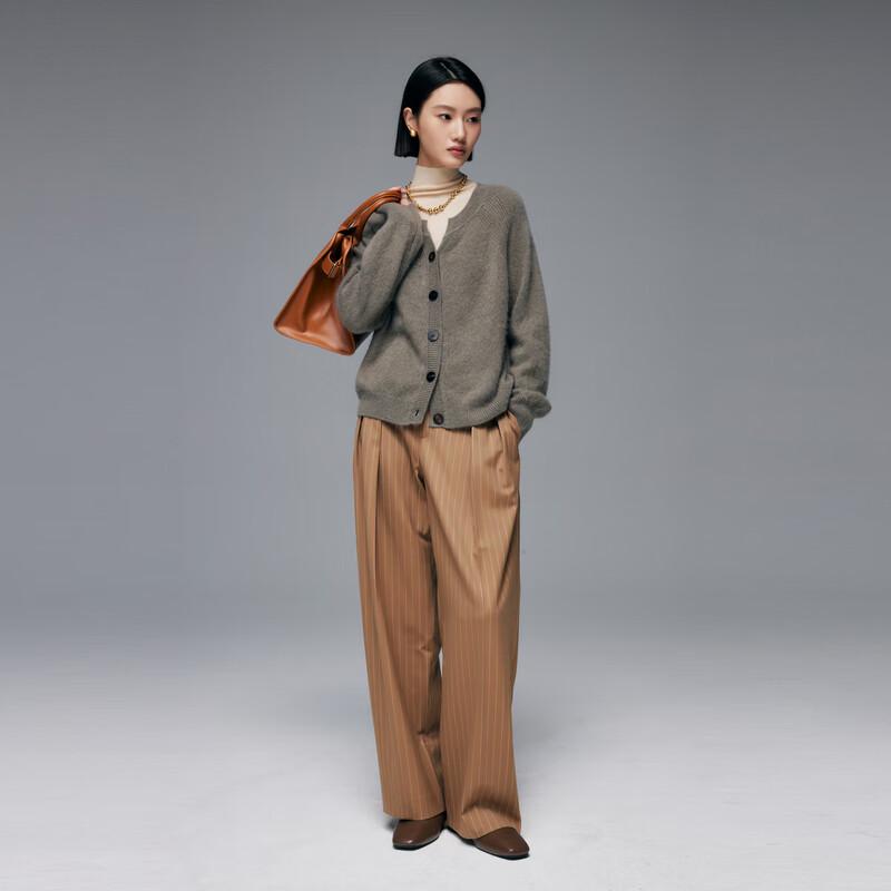 Women's 100% Cashmere Thickened Cardigan Sweater