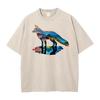 Latest Mens Washed T Shirt Round Collar Short Sleeve Pure Cotton Stylish Tops Tees Slogan Washed TeeShirts