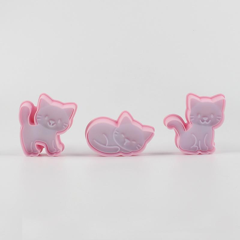 Набор формочек для печенья и эмбоссеров «Котята» для выпечки