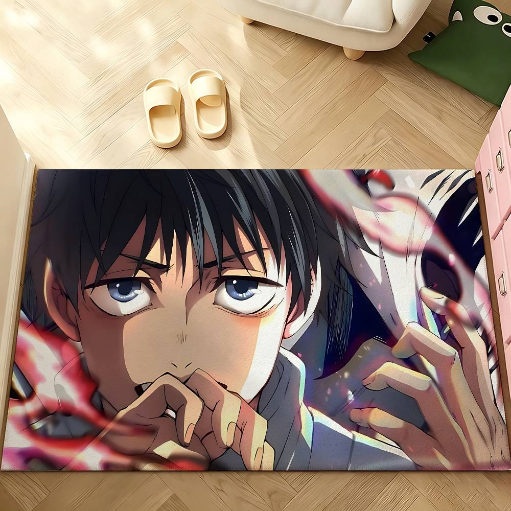Anime J-Jujutsu K-Kaisen Cool Carpet Bathroom Anti-slip Mat Door Mat Home Decoration Mat Entrance Door Mat Scratch-resistant Mat