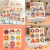 Wooden Shape Puzzle For Toddlers With Geometric Blocks And Cognitive Development Toy For Early Learning