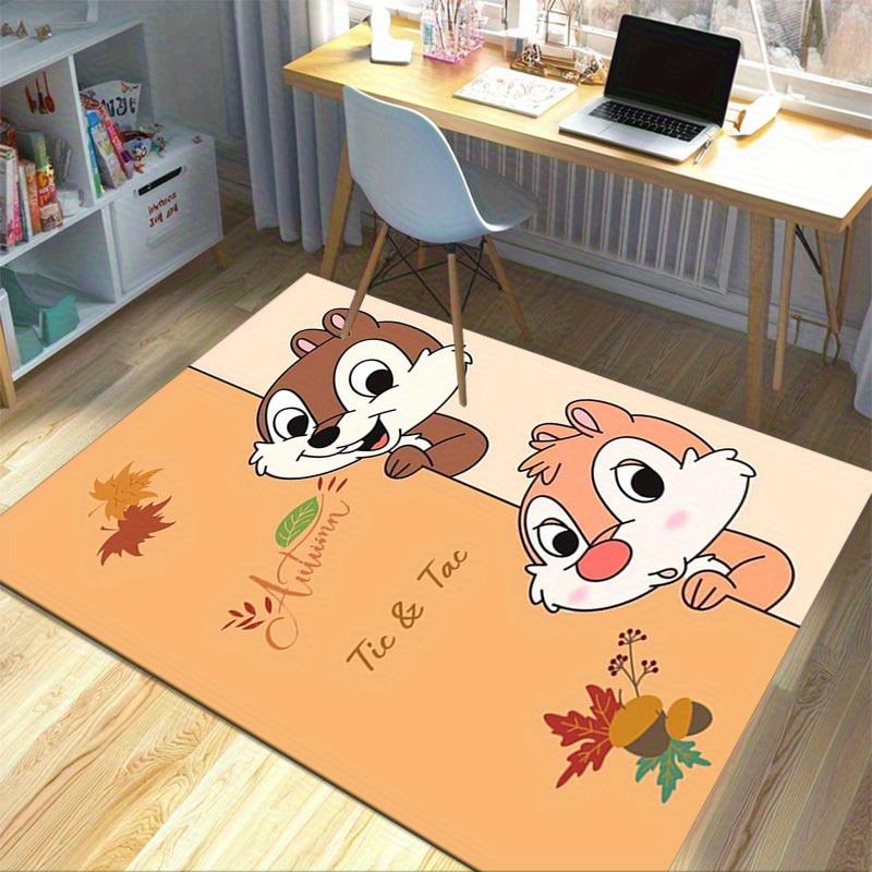 1pc. Cute Chipmunk Autumn Theme Rug - Perfect for Home Decor, Office Carpet, Chair Cover, Outdoor Mat, Gift Ideaz049011