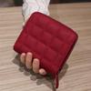 Women Fashion Zipper Small Wallet Coin Short  Purse PU Leather Plaid Purses Ladies Cute Mini Students Pocket Small Card Pack New