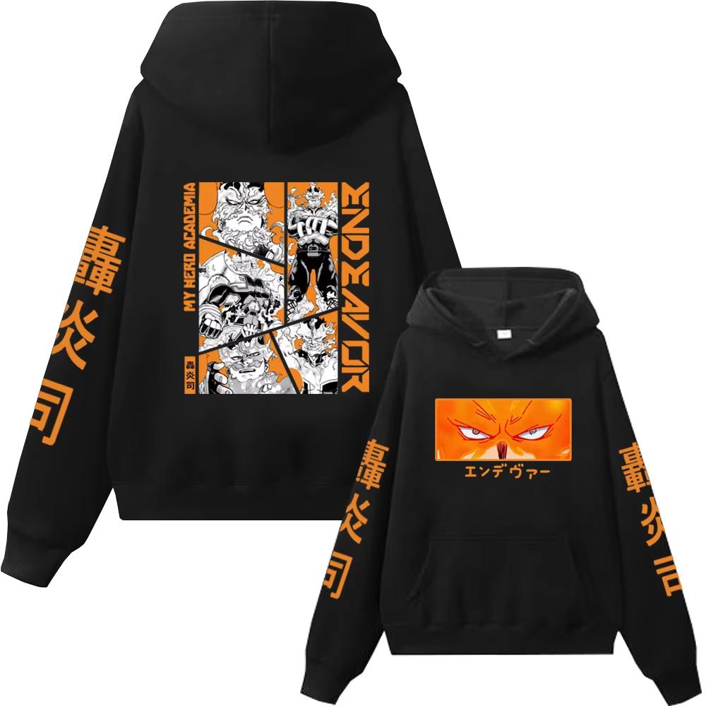 2026 Hot Sale Anime My Hero Academia Hoodies Men Women Harajuku Hip Hop Punk Soft Sweatshirt Trendy Streetwear for Daily Looks