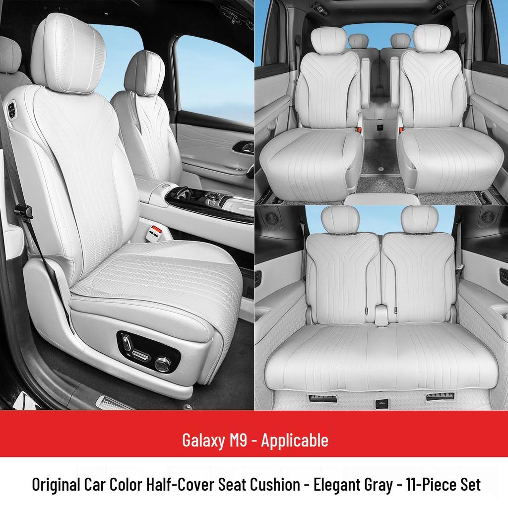 Galaxy M9 Perforated Breathable Semi-Enclosed Seat Cover for All Seasons