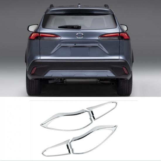 Chrome Rear Tail Light Lamp Cover Trim Frame For Toyota Corolla Cross