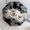 1 Stück Automatischer Faltregenschirm - Anime One Piece Muster Tragbares faltbares Design Mit 8 Rippen Weihnachts-Geburtstagsgeschenke