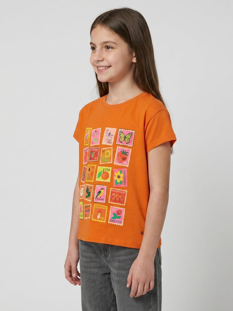 MONTE CARLO Girl Regular Fit Orange Top