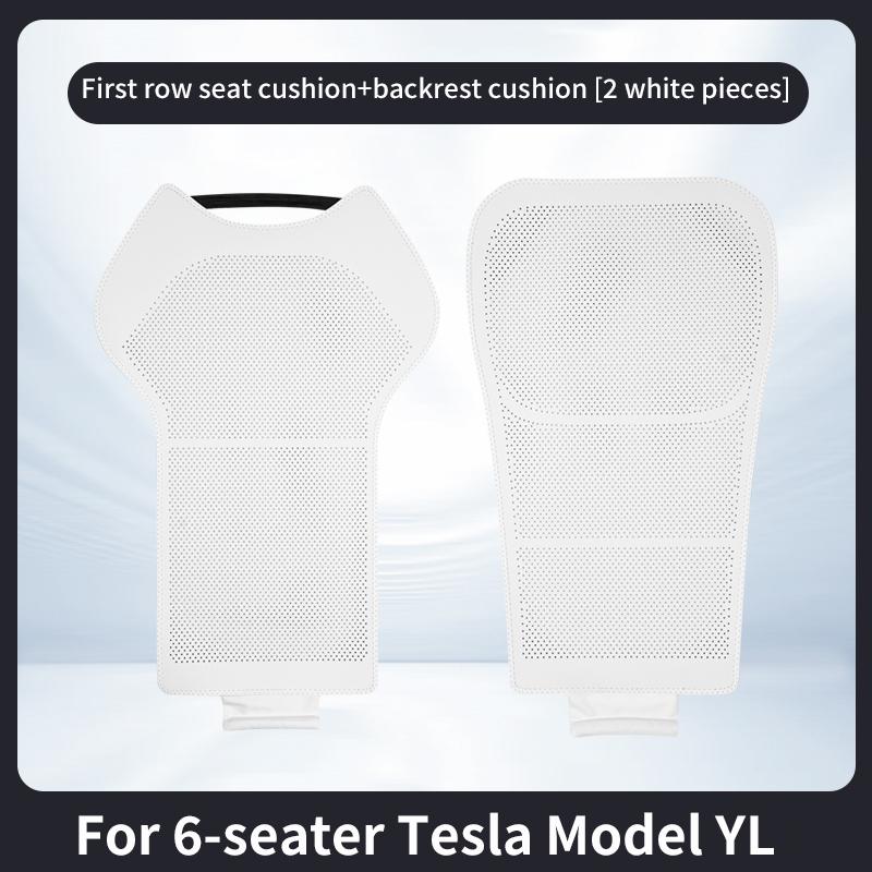 For 6-Seater Tesla Model YL Car Seat Cushion, Model Y L Front and Rear Seat Cushion, Seat Back Cushion, Seat Protection Cushion