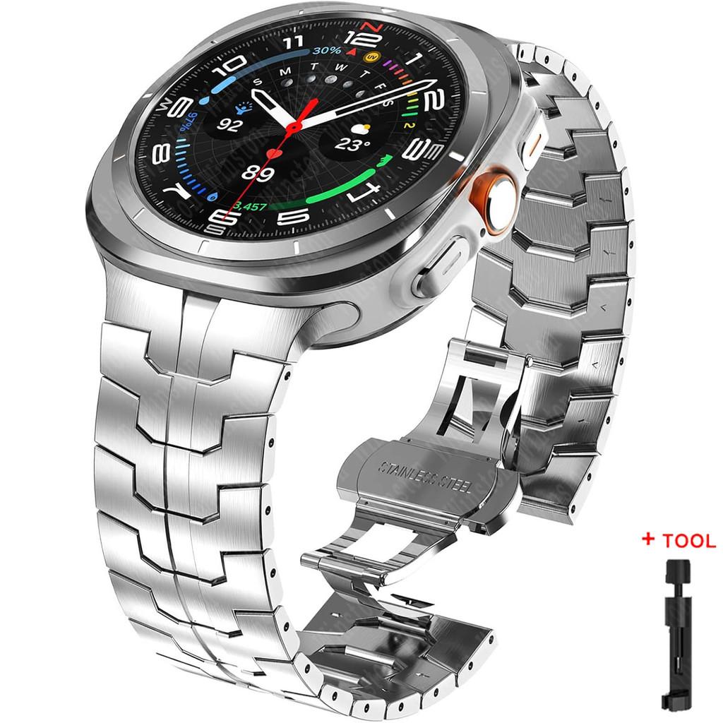Bracelet for Samsung Galaxy Watch Ultra 2025 Correa Stainless Steel Metal Band for Samsung Ultra 7 Galaxy Ultra 47MM Wrist Strap