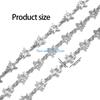 HX6F Practical Hollow Star Pattern Chain Extender Multipurpose Jewelry Chain Metal Texture Suitable for Most Necklaces Making