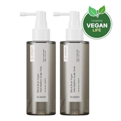 Dr. Tónico capilar vegano de frijol negro para la caída del cabello, 150 ml (2 unidades)