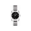 TISSOT Wave Collection Quartz Movement Women's Watch 26mm Black Dial Stainless Steel Case T023.210.11.056.00