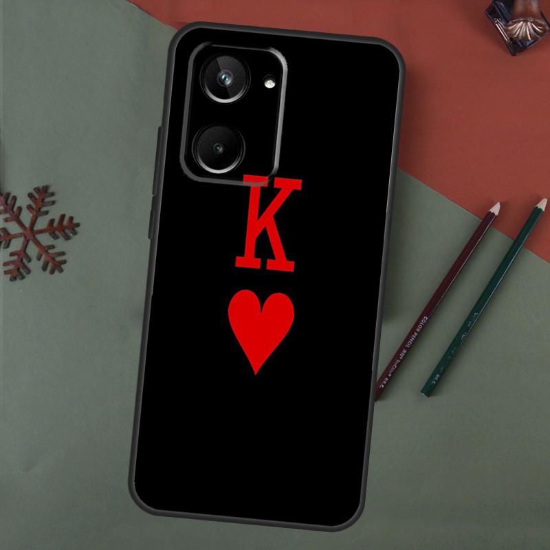 König Königin Paar Liebhaber Hülle Für Realme C61 C53 C55 C33 C63 C51 C65 C67 C71 C75 11 12 13 14 15 Pro Plus GT6 GT7 Pro